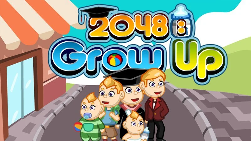 2048 Grow Up game