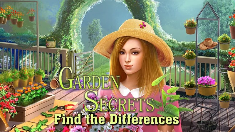 Garden Secrets Find the Differences game