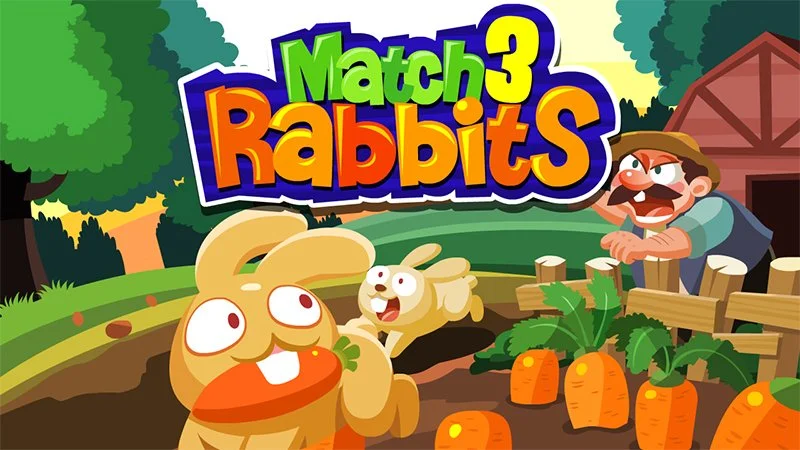 Match 3 Rabbits game