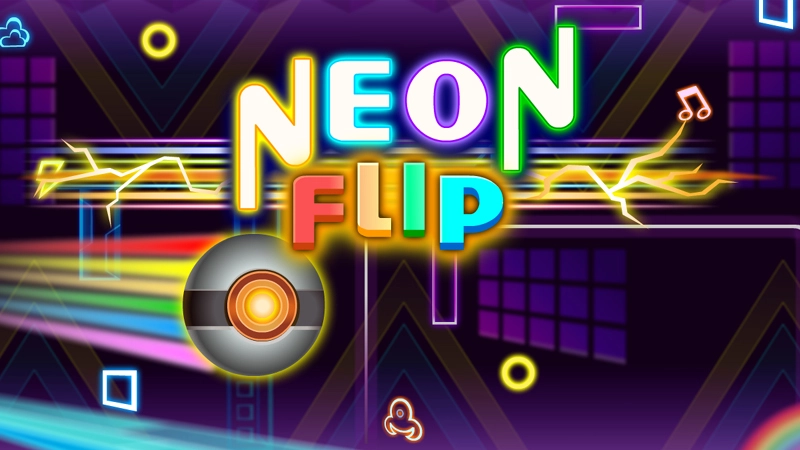 Neon Flip game